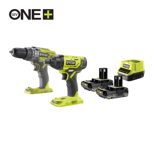 Set trapano avvitatore + avvitatore ad impulsi BRI1559259