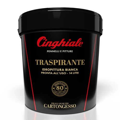 Idropittura murale bianca Traspirante 14L BRI1559388