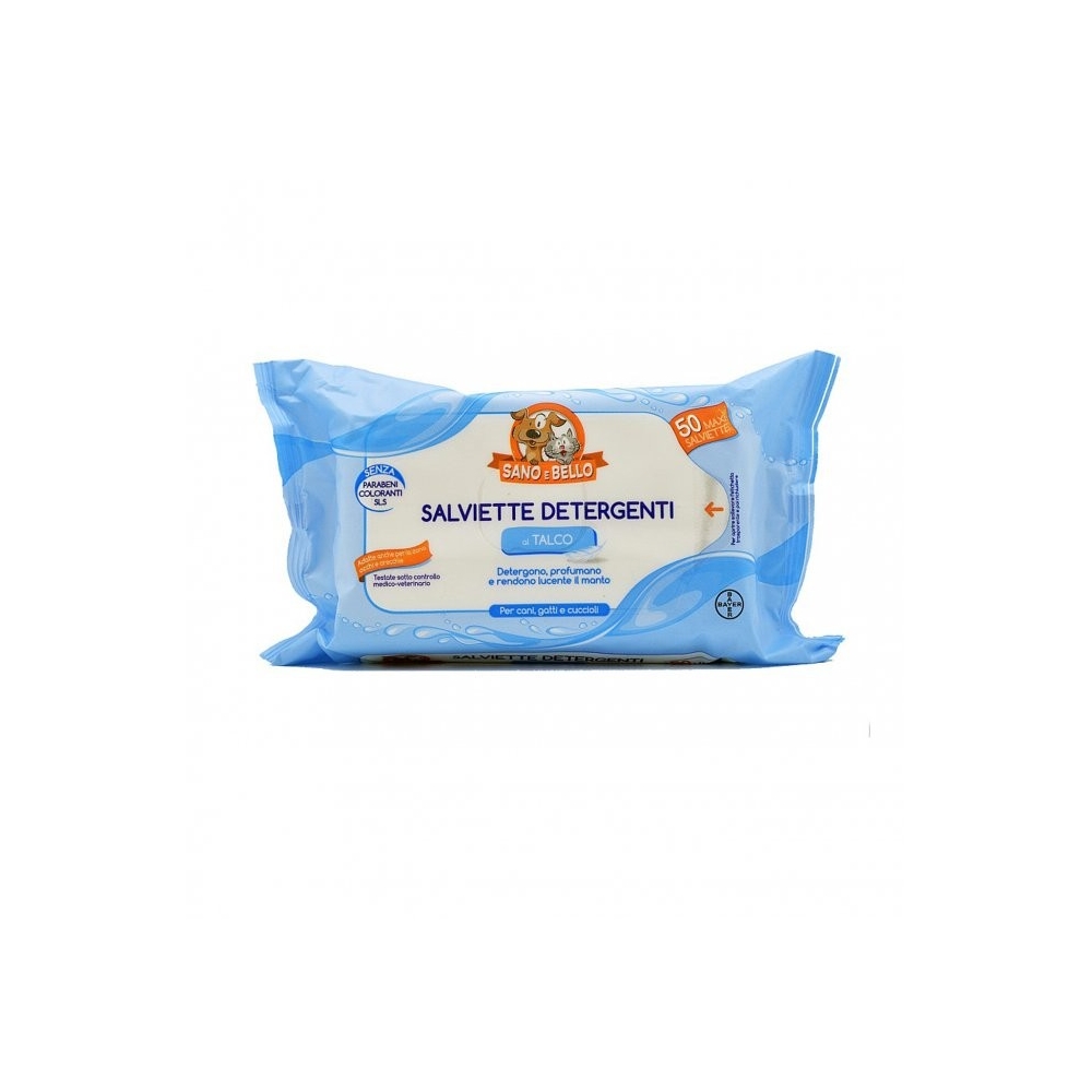 Image of Bayer Bayer Salviette Detergenti al Talco 50pz014