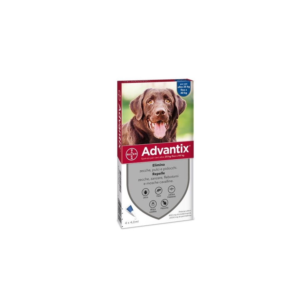 Image of Bayer ADVANTIX SPOT ON CANI PZ4 OLTRE 25KG014