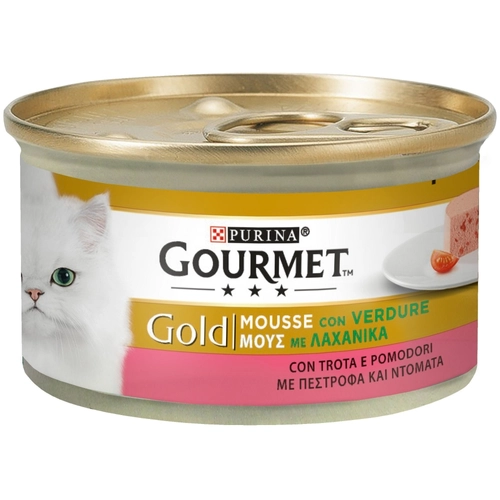 Gourmet Gold Mousse 85 gr Trota e Pomodorini BRI156495