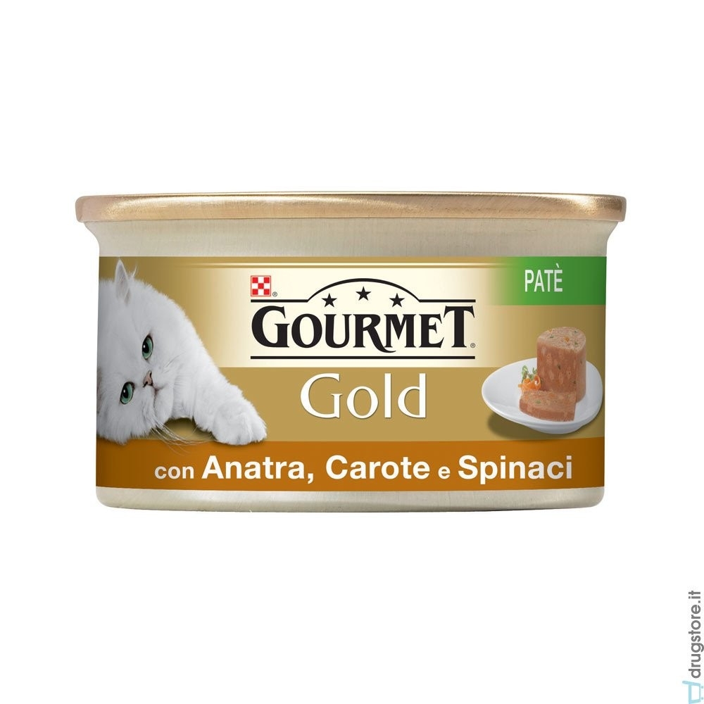 Gourmet Gourmet Gold Gr.85, Mousse Anatra e Spinaci