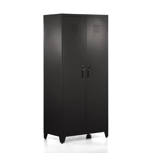 Armadio YUMI ARMADIO SPORCOPULITO 85X50X190 CM NERO BRI1565022