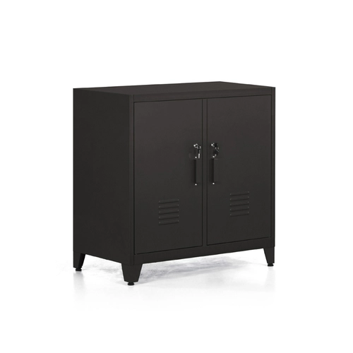 Armadio YUMI ARMADIO 2/A 85X45X82 CM NERO BRI1565030