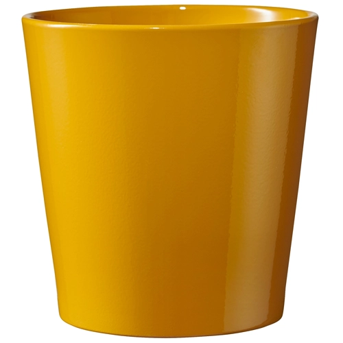 Vaso VASO DALLAS BREEZE SHINY YELLOW CM.19 IN CERAMICA in ceramica BRI1565251