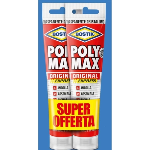 Colla POLYMAX TRASP 2X115G formato 230 g BRI1571080
