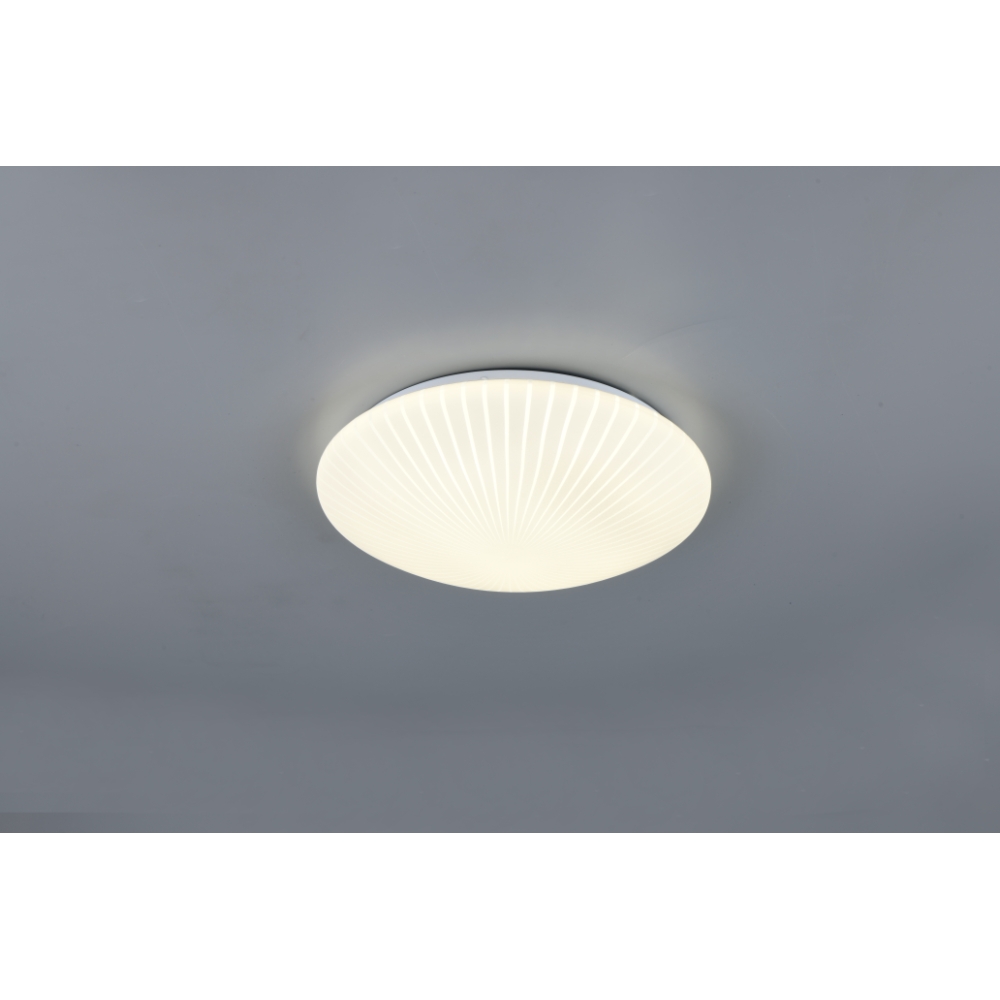 TRIO Plafoniera UMBRIA VI PLAFONIERA LED DIFFUSORE EFFETTO RIGHE D.30CM