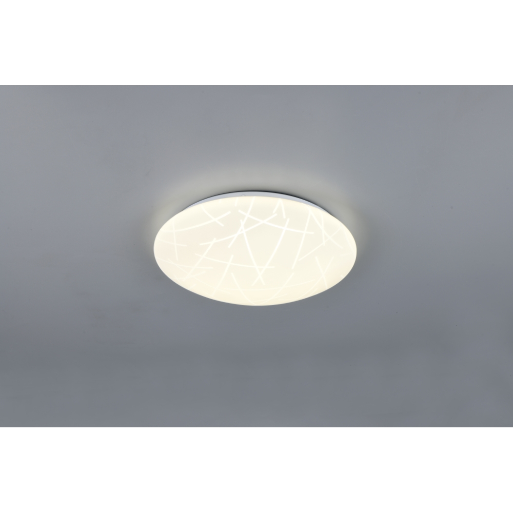 TRIO Plafoniera UMBRIA VII PLAFONIERA LED DIFFUSORE EFFETTO BACCHETTE D.30CM