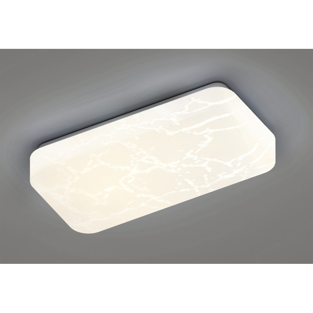 TRIO Applique MANDRIA APPLIQUE LED DIFFUSORE QUADRATO EFFETTO GHIACCIO L.30CM