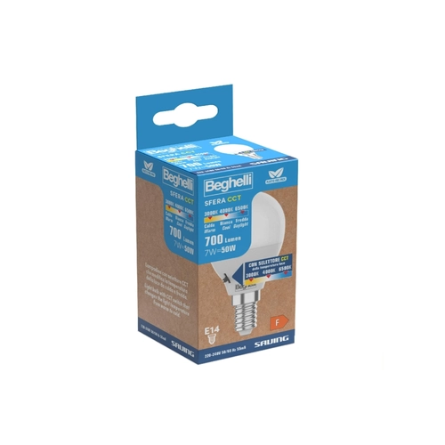 Lampadina LED Sfera CCT 7W 700lm attacco E14 BRI1571820
