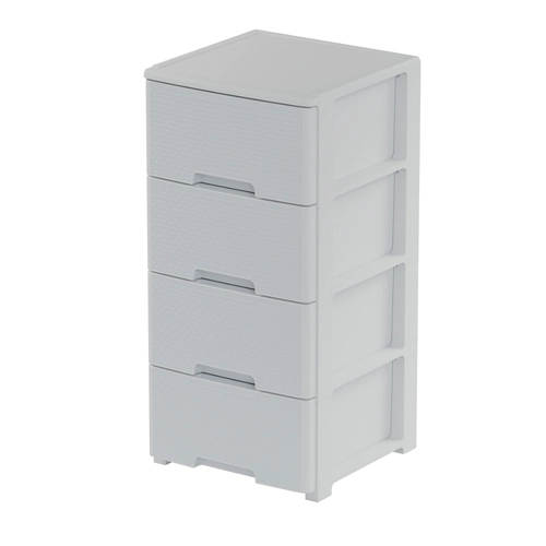 CASSETTIERA IN POLIPROPILENE BIANCA CON RUOTE BRI1574285