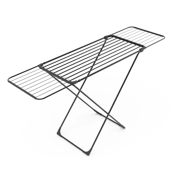 Stendibiancheria A Cavalletto Casabriko Con Ali - Alluminio Antiruggine, 55x131 Cm, Azzurro/Fucsia