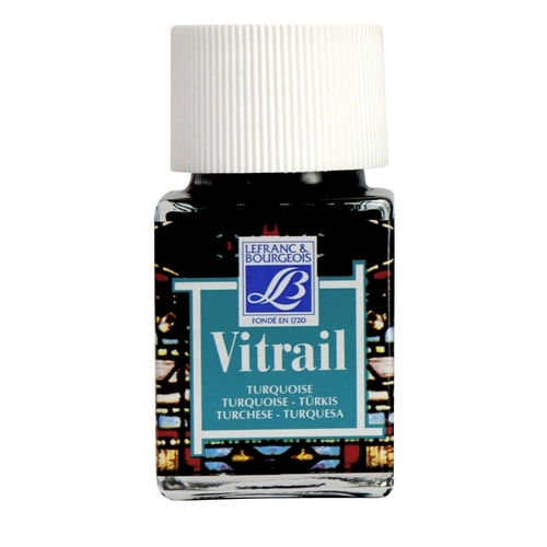 Colore per vetro Vitrail turchese da 50 mL BRI15770