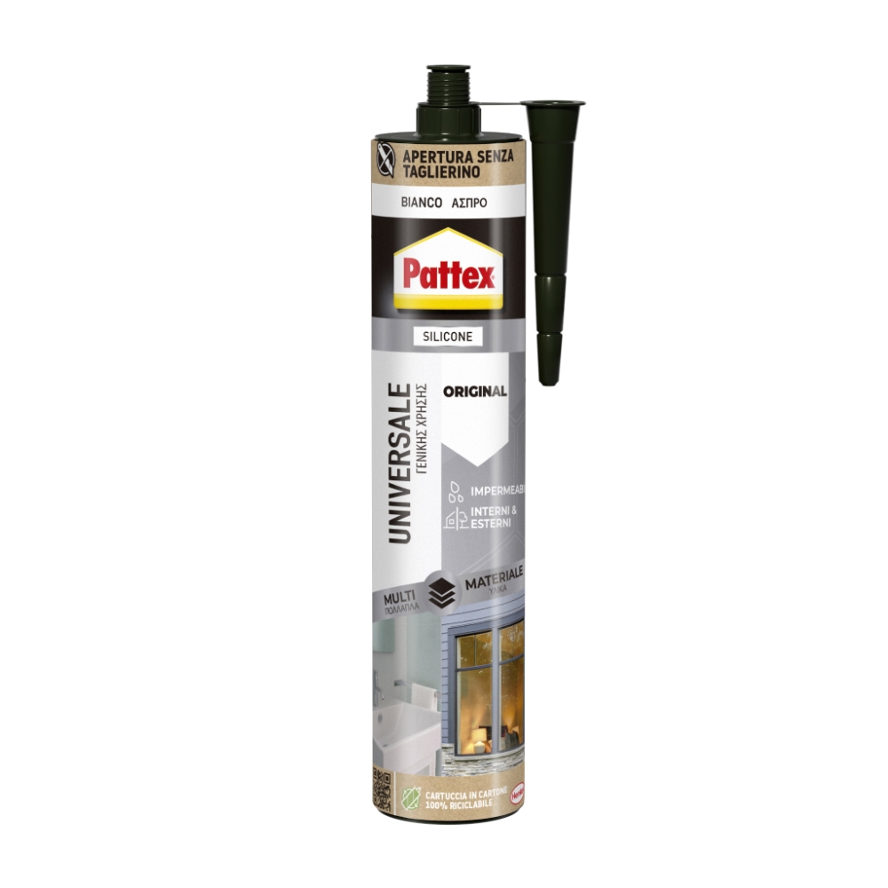 Pattex Silicone PATTEX Universale Bianco 280 mL