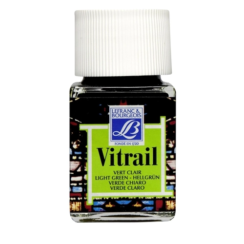Colore per vetro Vitrail verde chiaro da 50 mL BRI15783