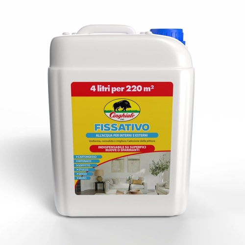 Fissativo Fissativo acrilico Cinghiale 4l bianco da 4 L BRI1582257