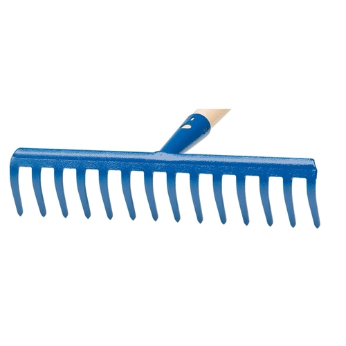 Rastrello RASTRELLO 12 DENTI CURVI BLU SENZA MANICO in acciaio BRI1585866
