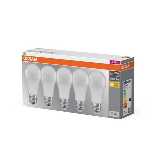 Set lampadine LED base classica,  100 V 840 attacco E27 BRI1586442