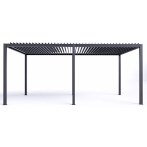 Pergola bioclimatica Quadrifoglio Twin Antracite / Grigio chiaro BRI1586536