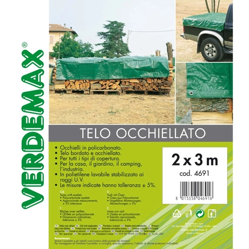 Telo di protezione occhiellato 2 x 3 m BRI158730