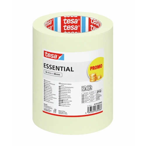 tesa® Nastro per Mascheratura Essential Promopack 3x45mx48mm BRI1588220
