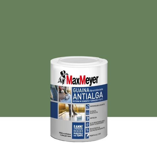 Guaina liquida Fibrorinforzata antialga verde da 0,75 L
 BRI1588562