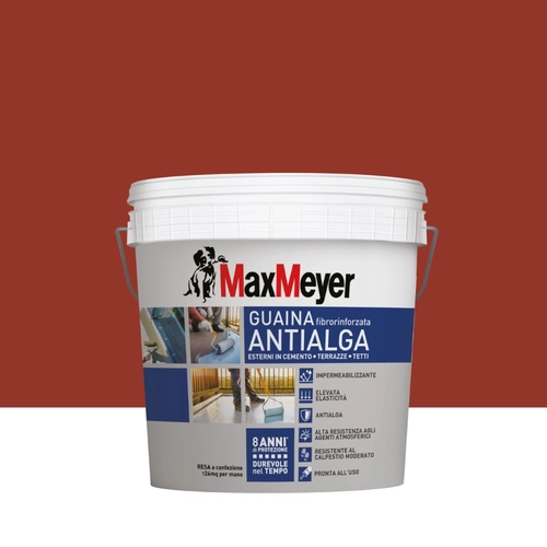 Guaina liquida Fibrorinforzata antialga rosso da 4 L
 BRI1588564