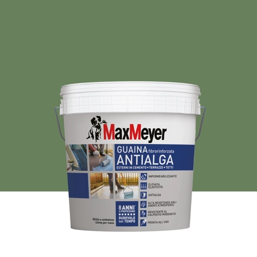 Guaina liquida Fibrorinforzata antialga verde da 4 L
 BRI1588565