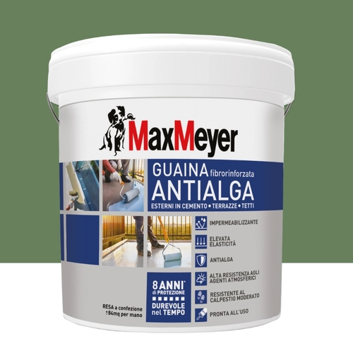 Guaina liquida Fibrorinforzata antialga verde da 14 L
 BRI1588568