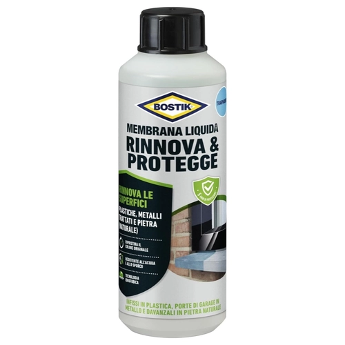 Bostik Membrana Liquida - RINNOVA & PROTEGGE flacone 250ml trasparente BRI1588948