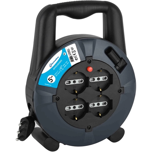 Avvolgicavo 49025 con cavo, con interruttore di sicurezza 5 m BRI172056