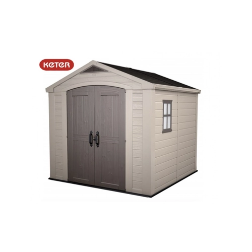 Casetta Factor 8x8, L256,5 x P255 cm, in resina BRI174716