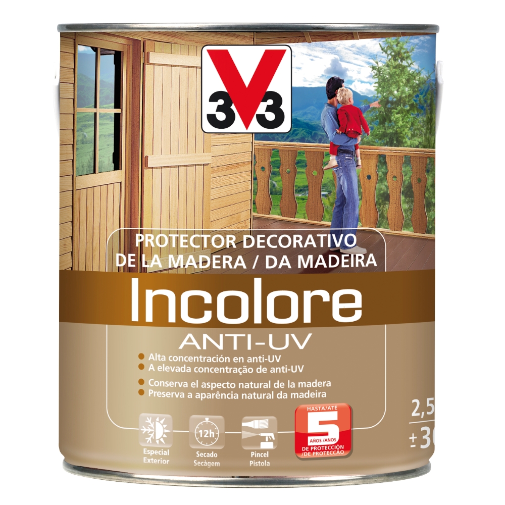 V33 Impregnante protettivo completo a solvente da 0,75 L