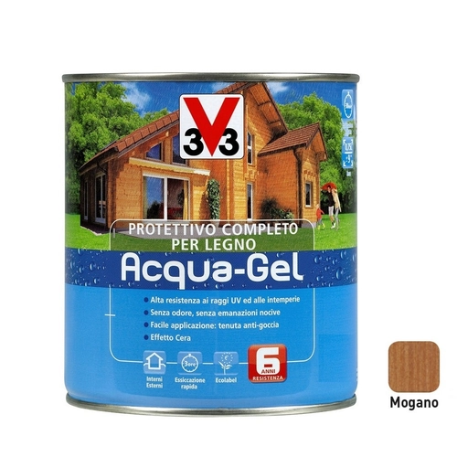 Impregnante protettivo completo per legno acqua gel all' acqua da 2,5 L BRI17651