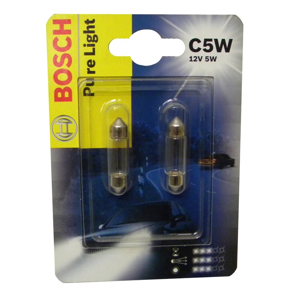 Image of Bosch Lampadina auto Pure Light 5 W014