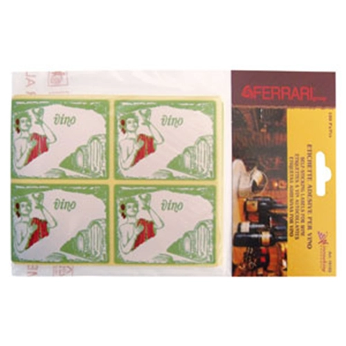 ETICHETTE ADESIVE MARRONI PZ.100 BRI338501