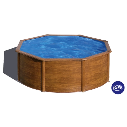 Kit piscina tonda acciaio Oe460 H 120 BRI343291