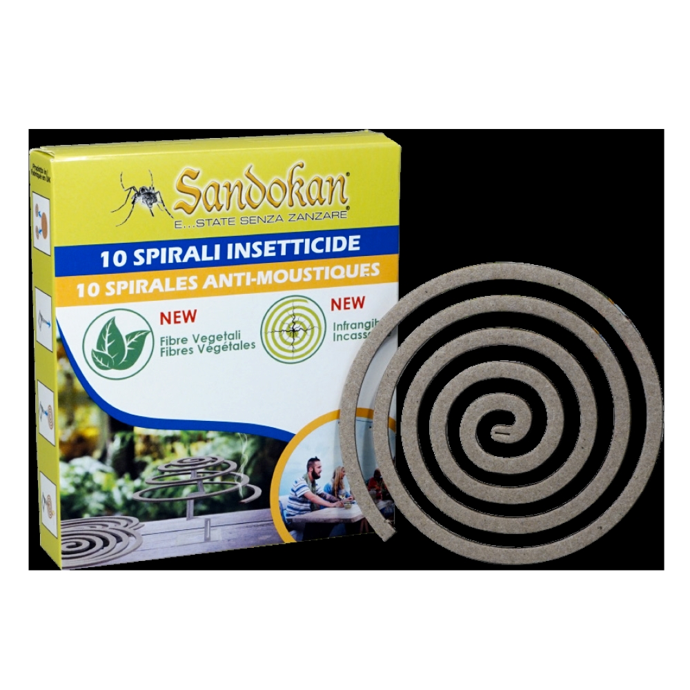 Image of Sandokan Zampirone SPIRALI ANTIROTTURA IN FIBRA VEGETALE DI CARTONE SANDOKAN con funzione repellente014