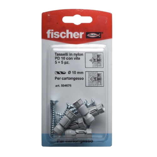Tasselli Nylon Per Cartongesso Con Vite BRI350818