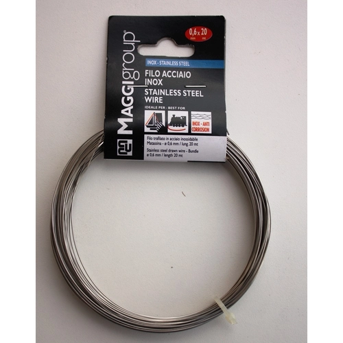 Matassina Filo Inox Mm.0,6 Mt 20 BRI351015