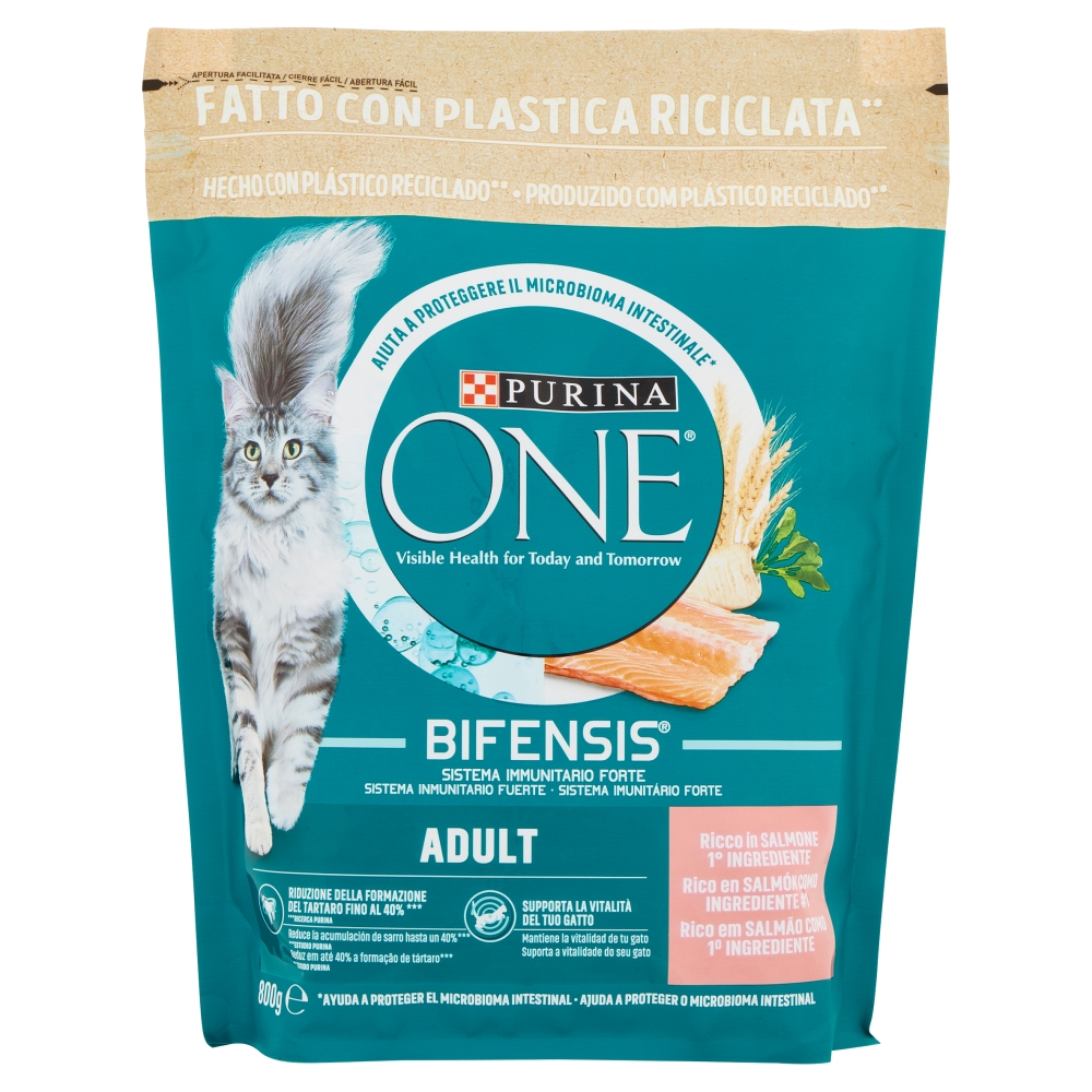 PURINA Purina One Cat Bifensis Adult Salmone e Cereali I