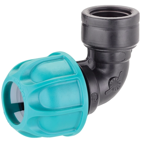 Raccordo a gomito attacco F L89 x P52 x H75 mm BRI35852
