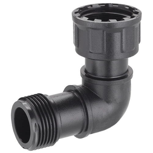 Raccordo a gomito - 1" F (26-34 mm) x 1" M (26-34 mm) attacco MF L66 x P44 x H82 mm BRI35865