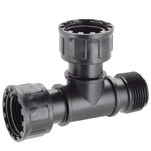 Raccordo tee - T 1" F (26-34 mm) x 1" F (26-34 mm) x 1" M (26-34 mm) attacco MF L101 x P44 x H70 mm BRI35866
