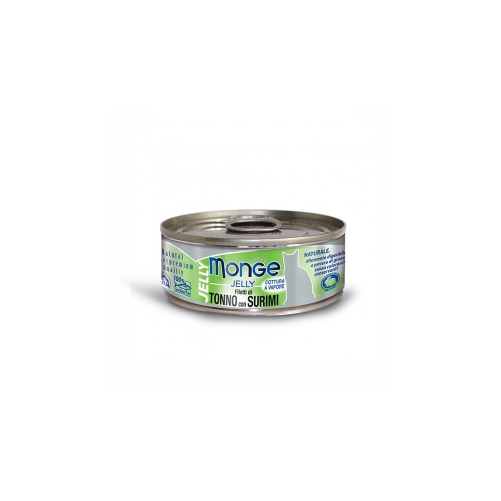 Monge Monge Cat Wet Food Jelly Tonno e Surimi 80 gr