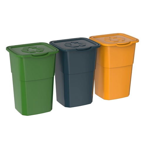 Set pattumiere eco 3 da 150 L BRI372758