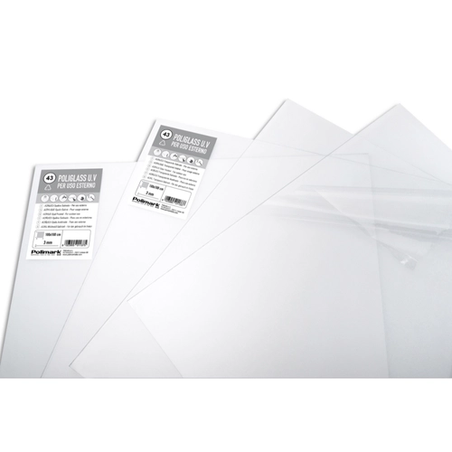 Lastra Poliglass UV L1 x L2 m, spessore 4 mm, superficie 2 m² BRI380558