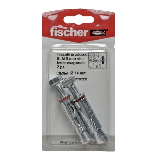 2 Tasselli Con Vite Testa Esagonale BRI39106