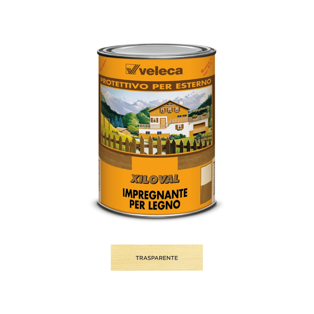 Veleca Impregnante Xiloval Trasparente a solvente da 5 L