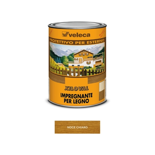 Impregnante Xiloval Noce Chiaro a solvente da 1 L BRI41358